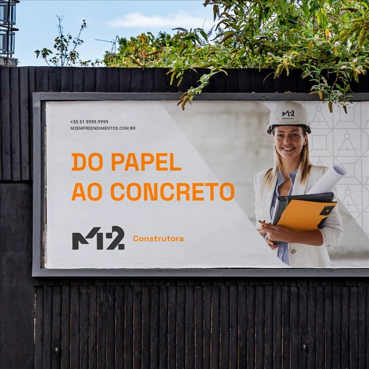 Outdoor da M2 Empreendimentos, "Do papel ao concreto"