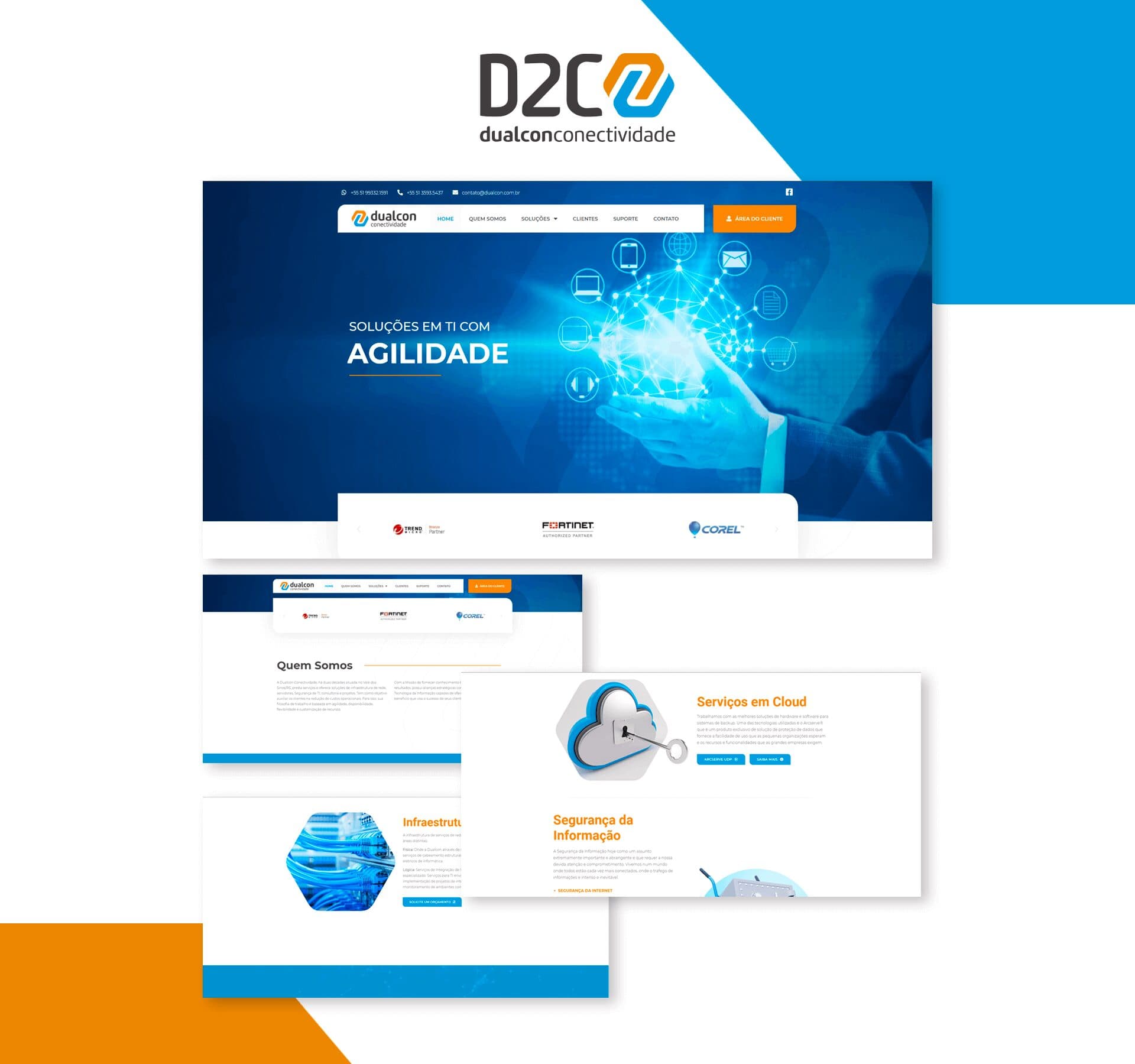 Peça do projeto D2C — Dualcon Conectividade