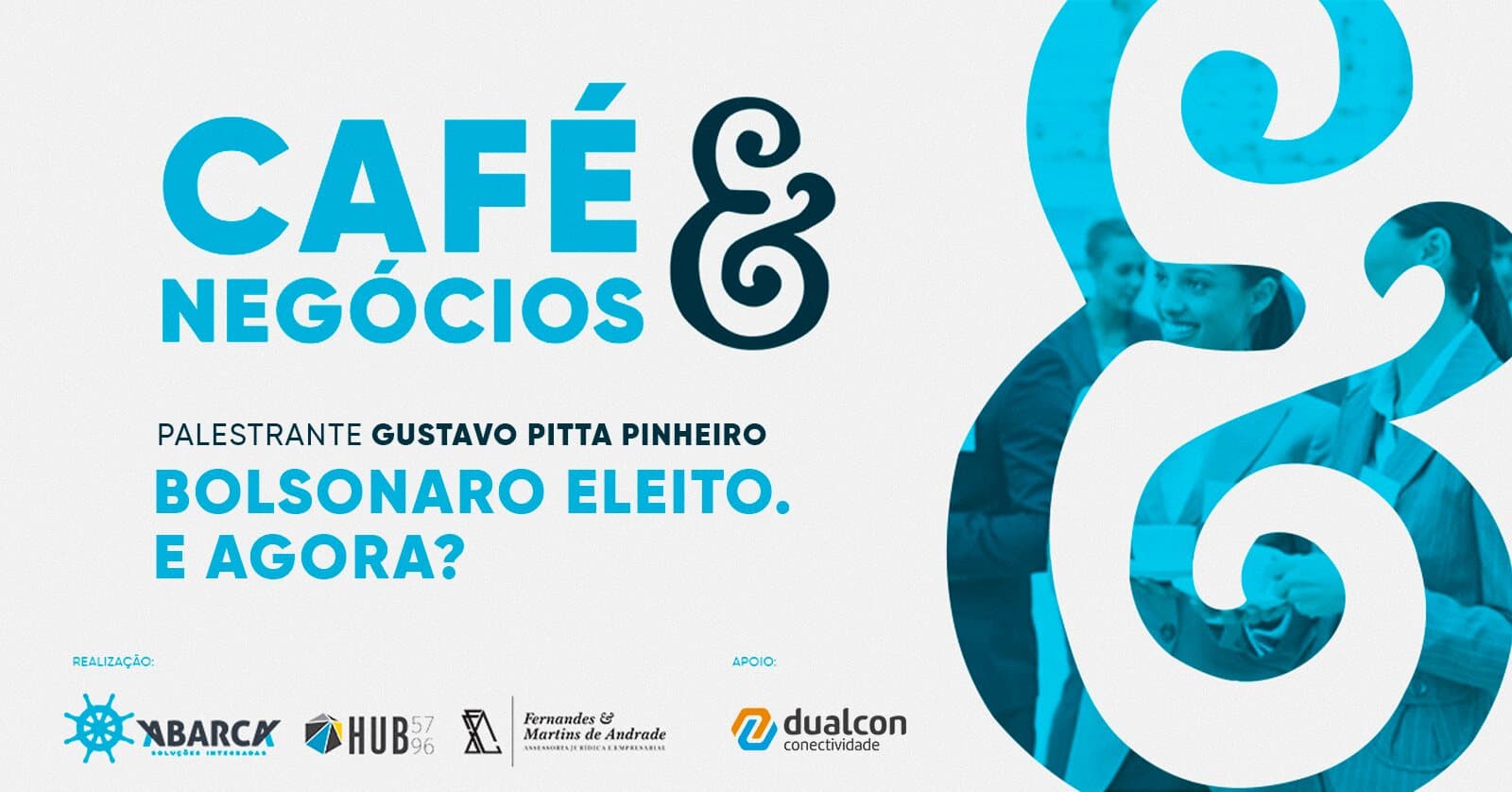 Cartaz da 7ª edição do Café & Negócios