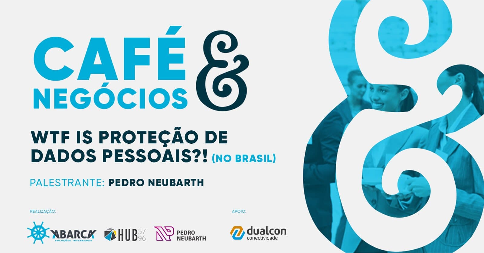Cartaz da 11ª edição do Café & Negócios