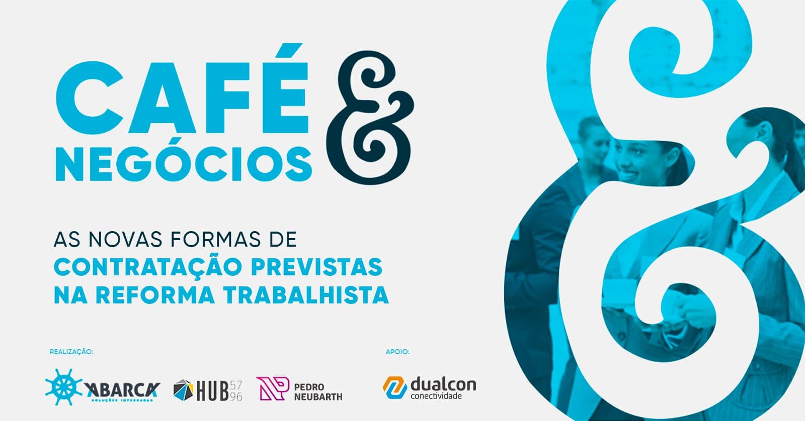 Cartaz da 13ª edição do Café & Negócios