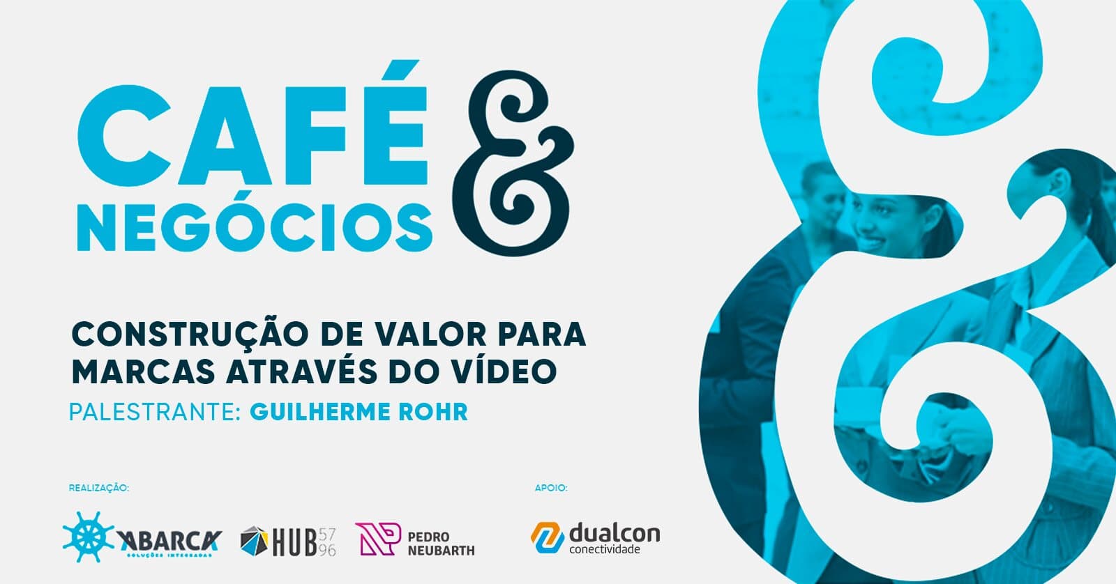 Cartaz da 14ª edição do Café & Negócios