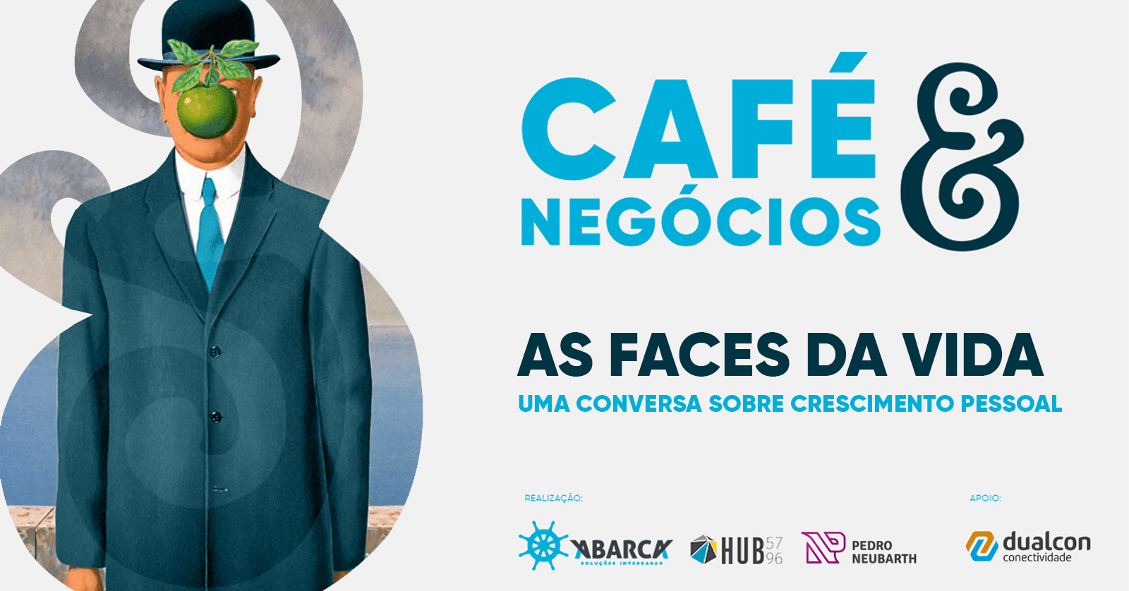 Cartaz da 15ª edição do Café & Negócios