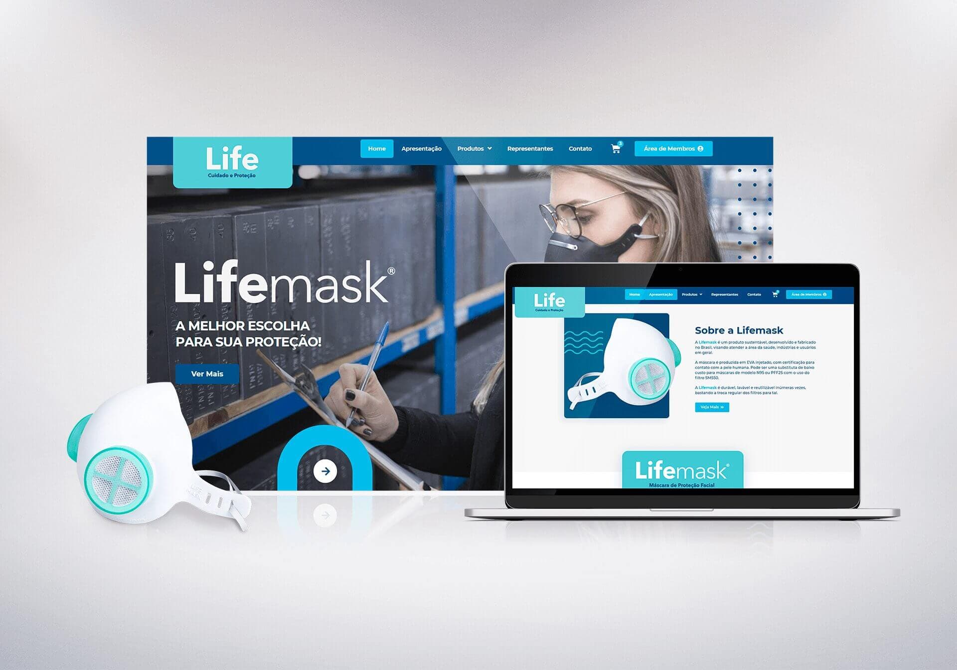 Peça do projeto Lifemask